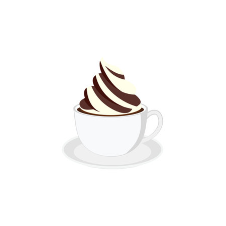 coffee cup,fresh coffee cup vector illustrationのイラスト素材