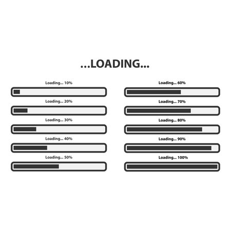 Image icon - vector Loading download and uploadのイラスト素材