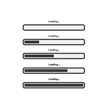 Image icon - vector Loading download and uploadのイラスト素材
