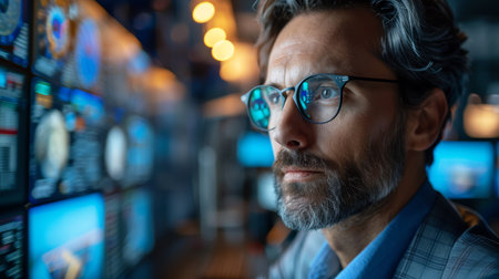 Using technology in conjunction with business operations to help in analysis Internal factors and problems outside about the organizationの素材