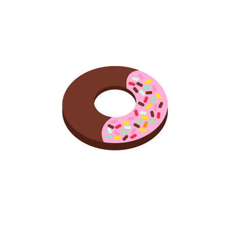 Various desserts, donuts, chocolatesのイラスト素材