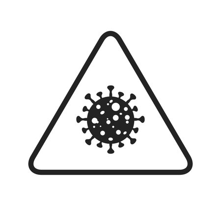 A virus that destroys the body's immunity and causes illness, which is the spread of the virus,Virus.Computer,microbiology concept. Disease germ, pathogen organism, infectious micro virology.のイラスト素材