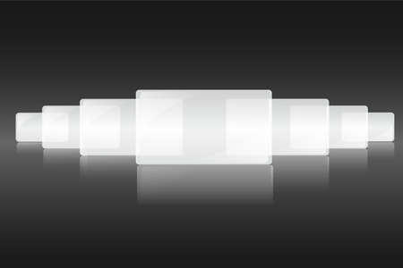 The glass slide のイラスト素材