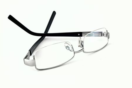 glasses on a white backgroundの写真素材