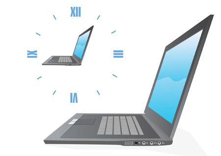 laptop for your designのイラスト素材