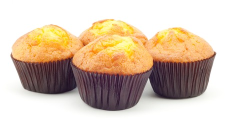 cakes in the form of a white backgroundの写真素材