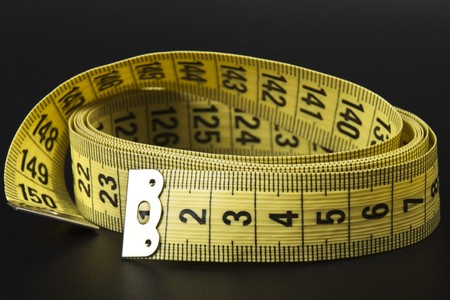 Measuring tape of the tailor for you designの写真素材