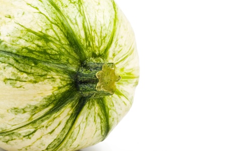 fruit zucchini over a white backgroundの写真素材