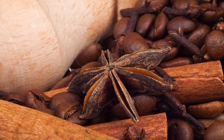 aromatic spicesの写真素材