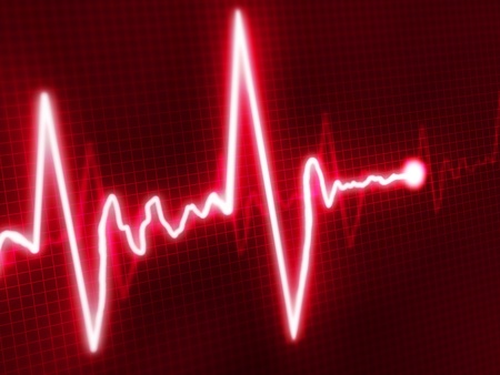 Abstract heart beats cardiogram for you design の写真素材