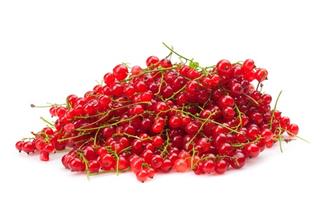red currant on a white background 