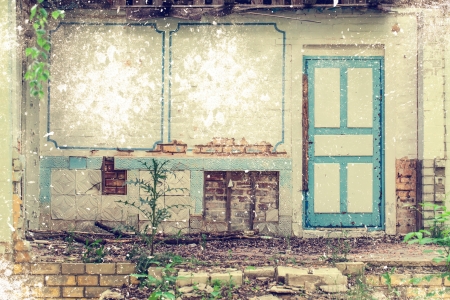 High Dynamic Range Image of an Abandoned buildingの写真素材