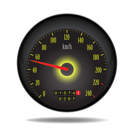 vector car speedometer 