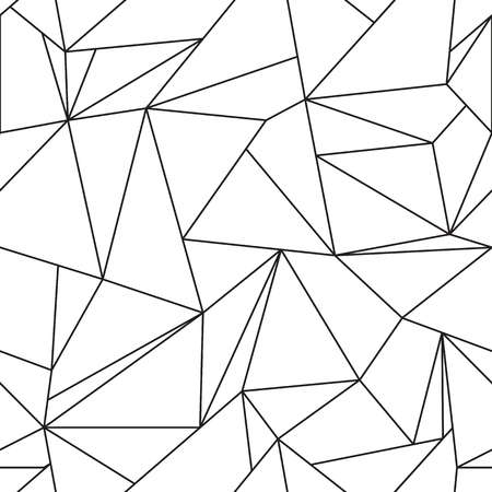 Seamless pattern of white trianglesのイラスト素材