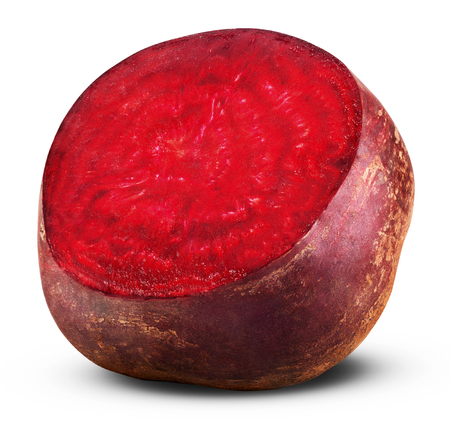 Beet on a white background. Clipping Pathの写真素材