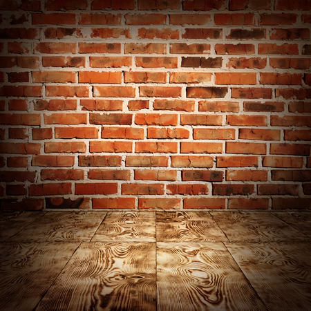Old wall and table. Background for your sesignの写真素材