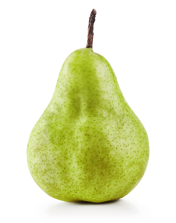 Pears isolated on white background. Clipping Pathの写真素材