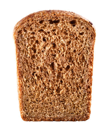 Fresh bread isolated on white background. Clipping Pathの写真素材