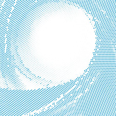 Halftone wave background. Curved gradient texture or pattern. Pop art textureのイラスト素材