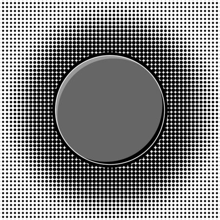 Different gradient circles in halftone effectのイラスト素材