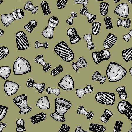 seamless pattern with many lead bulletsのイラスト素材