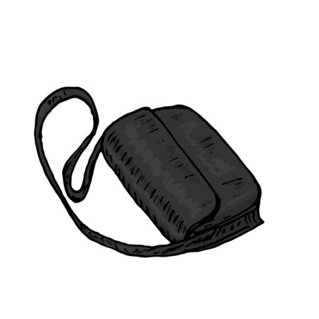 Pretty women's bags. Vector illustrationのイラスト素材
