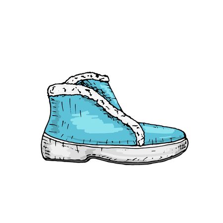 Stylish, modern beautiful vector women's shoesのイラスト素材