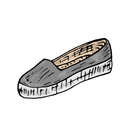 Stylish, modern beautiful vector women's shoesのイラスト素材