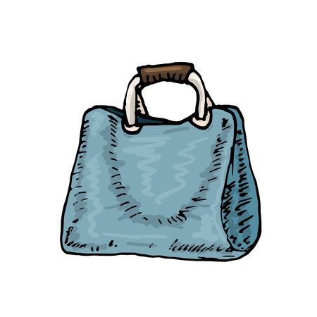 Pretty women's bags. Vector illustrationのイラスト素材