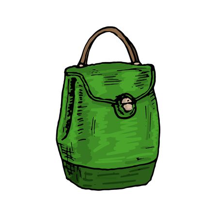 Pretty women's bags. Vector illustrationのイラスト素材