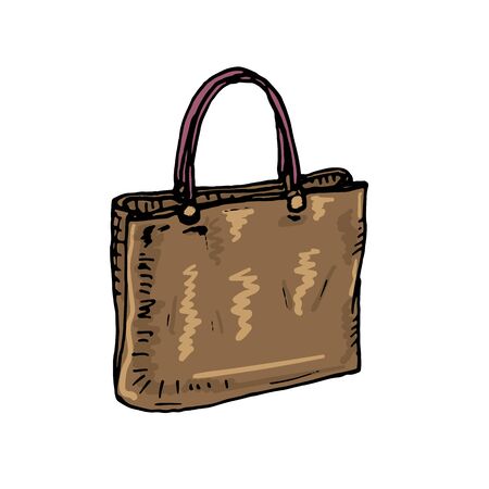 Pretty women's bags. Vector illustrationのイラスト素材