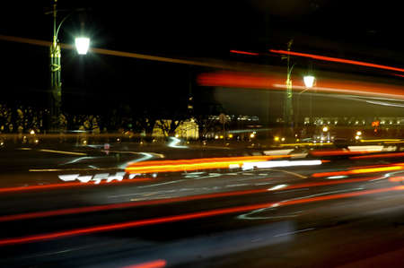 Light of night cityの写真素材