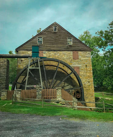 An old water millの写真素材