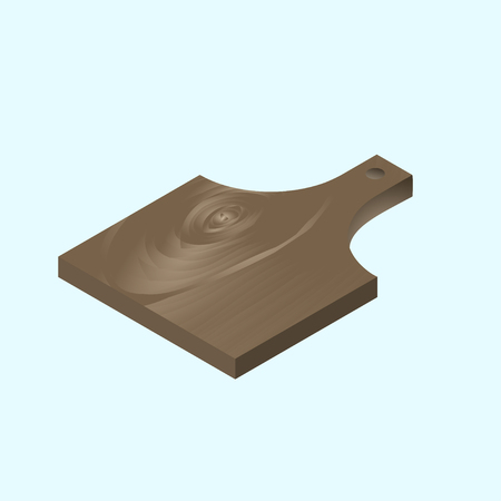 Wooden cutting board iconのイラスト素材