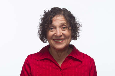 Smiling woman, horizontalの写真素材