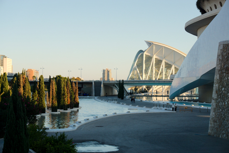 The Arts Palace and Science Museum of Valencia's City of Arts and Sciencesのeditorial素材