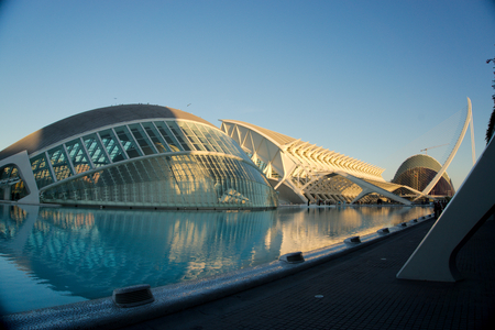 City of Arts and Sciences, Valencia, Spainのeditorial素材