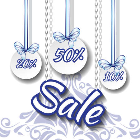 Winter Sale background. Promotion banner. Vector illustrationのイラスト素材