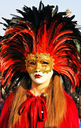 masked womanの写真素材