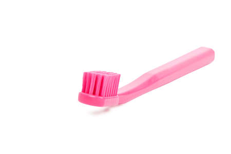 toothbrush isolated on white backgroundの写真素材