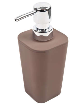 soap dispenser isolated on white backgroundの写真素材