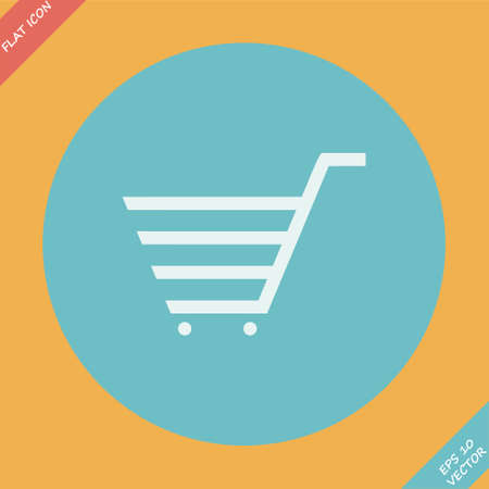 Shopping cart sign のイラスト素材