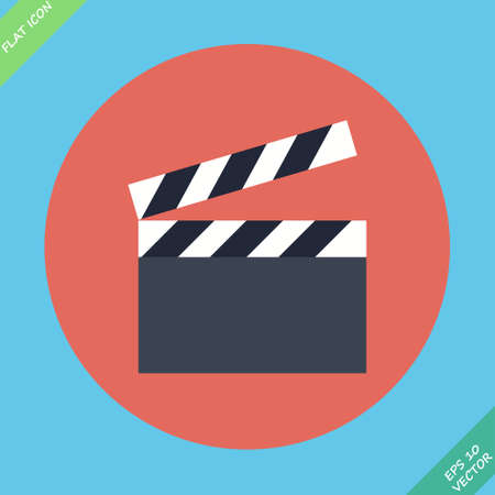 Film clap board cinema のイラスト素材