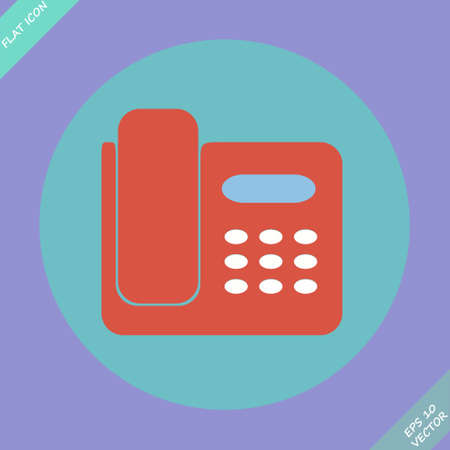 Icon of phone isolated - vector illustration  Flat design elementのイラスト素材