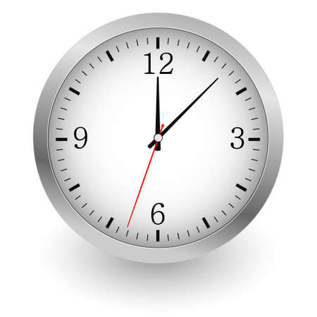 Realistic illustration of wall clock  のイラスト素材