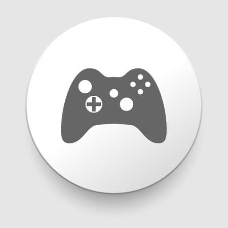 illustration of game controls, Video games Silhouettes, vector illustrationのイラスト素材