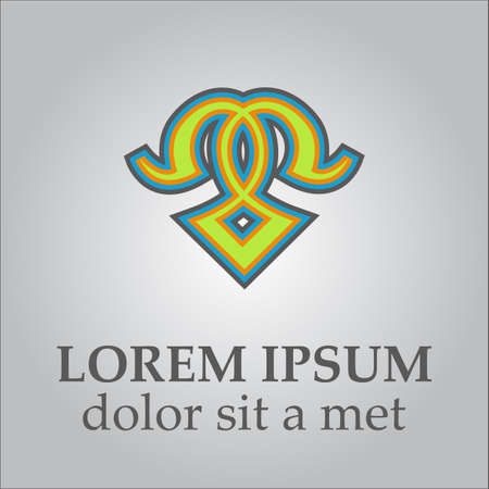 Abstract loop template. のイラスト素材