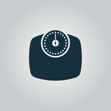 Flat web icon, sign or button isolated on grey background. のイラスト素材