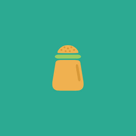Salt or pepper - Vector icon isolated. Colorful vector icon. Simple retro color modern illustration pictogram.のイラスト素材
