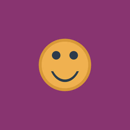 Smile. Colorful vector icon. Simple retro color modern illustration pictogram. Collection concept symbol for infographic projectのイラスト素材